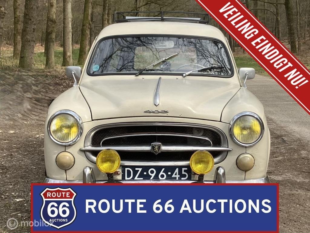Peugeot 403 Commerciale | 1958 | Route 66 Auctions, Achat, Entreprise, Boîte manuelle, Autre carrosserie
