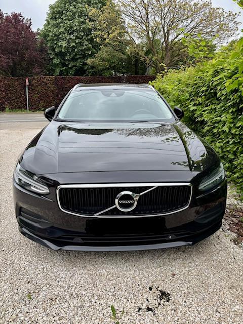 Volvo V90 D4 automaat 2018 Momentum 240.000km, Auto's, V90, Zwart, Leder, 5 deurs
