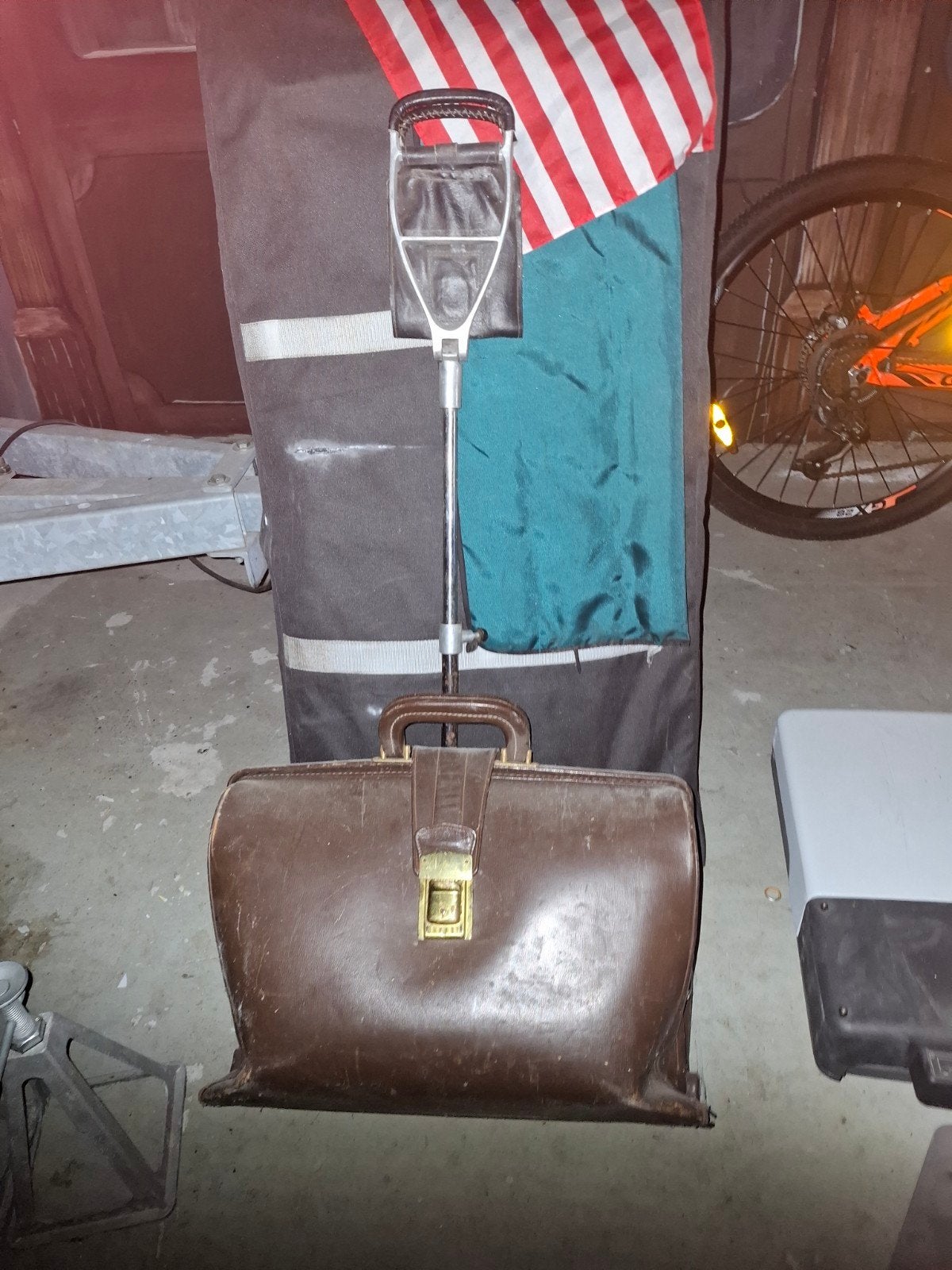 wandelstok stoel en doterstas, Ophalen