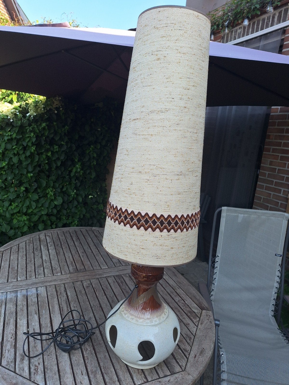 Lampadaire des années 70, Collections, Enlèvement