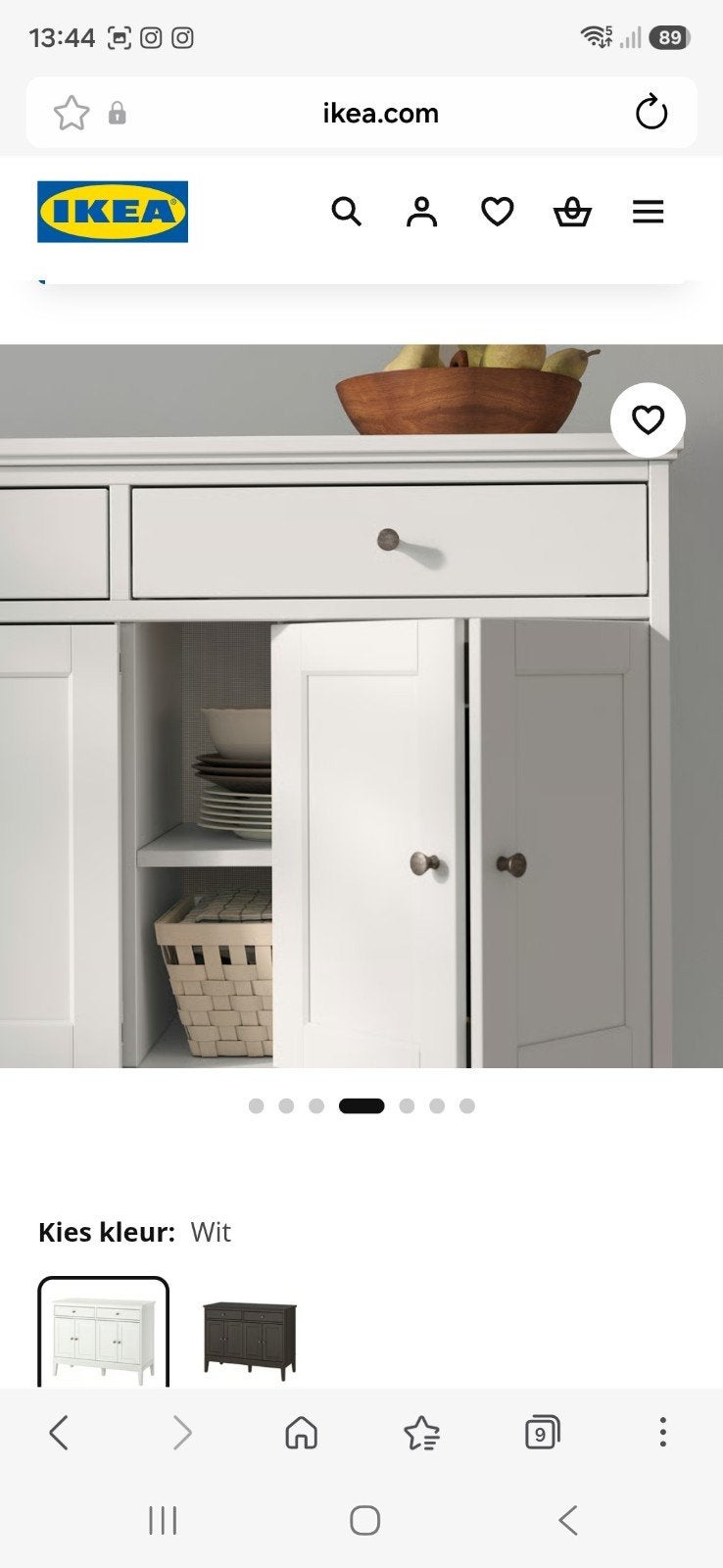 Buffetkast ikea in goede staat, Huis en Inrichting, Ophalen
