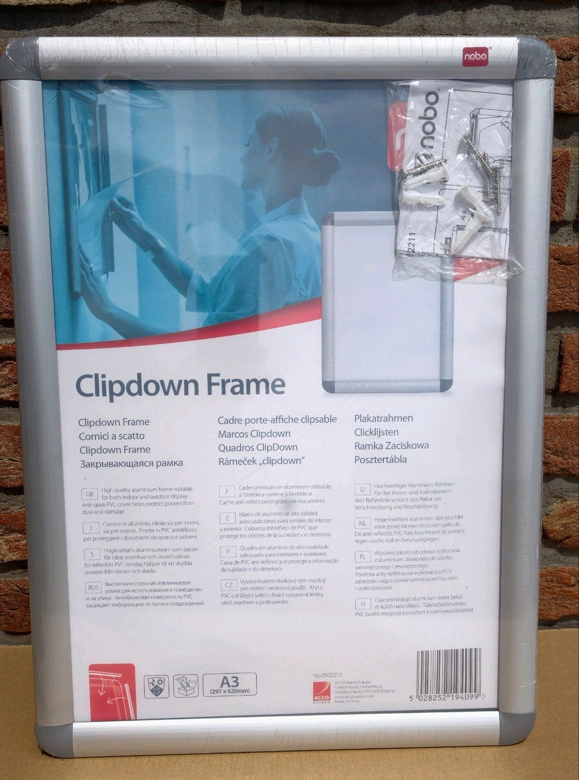 Porte affiche Nobo clipdown A3, Enlèvement ou Envoi, Neuf