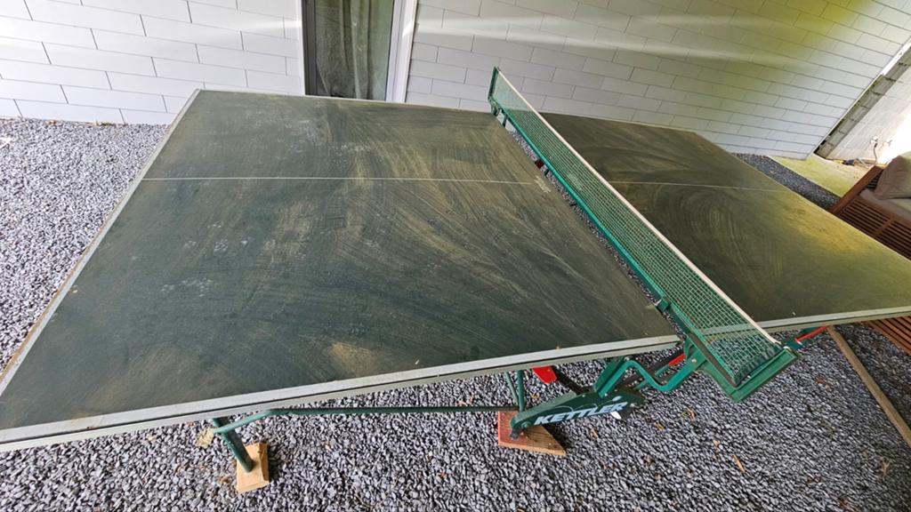 Ping pong tafel, Ophalen