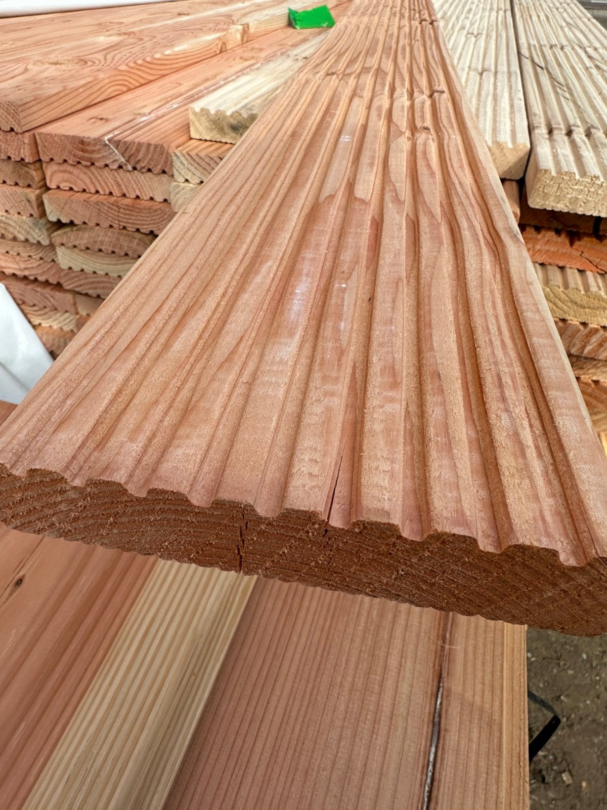 Douglas vlonderplanken 24 x 138 mm, Tuin en Terras, Ophalen, Nieuw, Hout