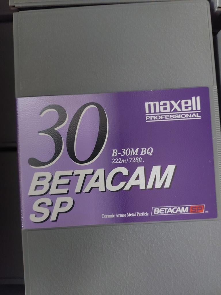 Betacam SP-cassettes verkopen, Ophalen