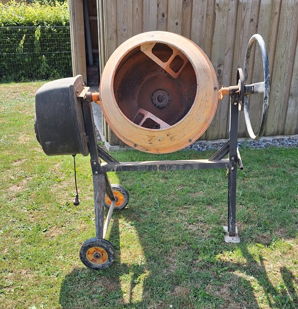betonniére, Enlèvement, Utilisé