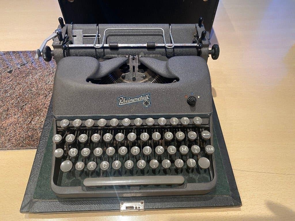 Vintage typemachine Rheinmetall, Diversen, Ophalen, Gebruikt