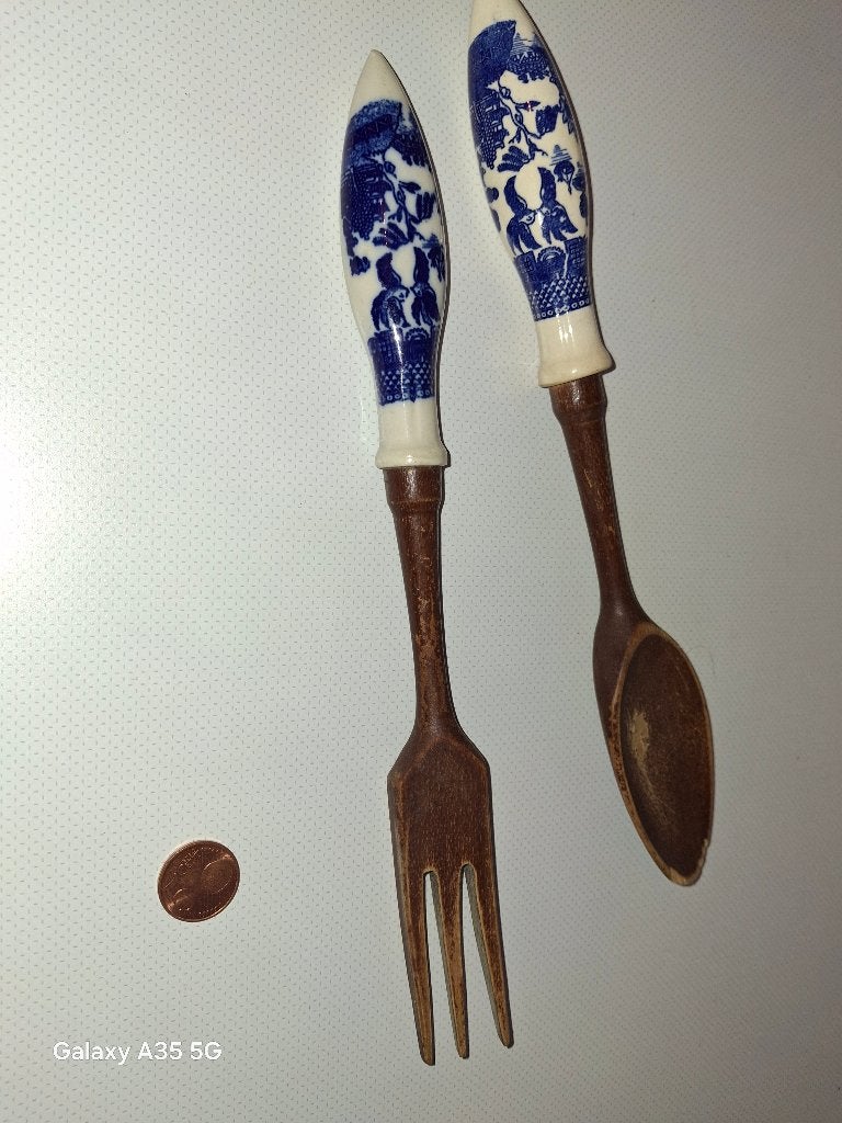 Antiek en vintage saladebestek, Antiek en Kunst, Ophalen of Verzenden