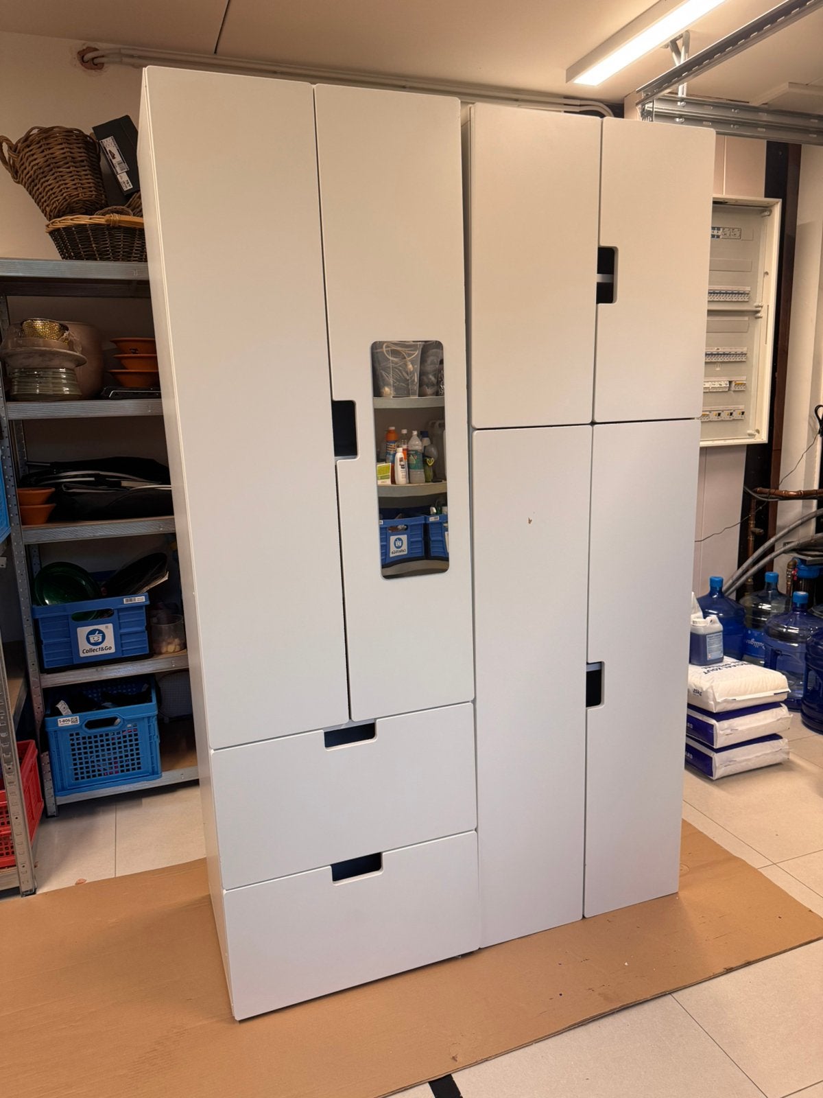 IKEA Stuva kasten wit, 105 cm ou plus, Enlèvement, Utilisé, Espace pour les pieds
