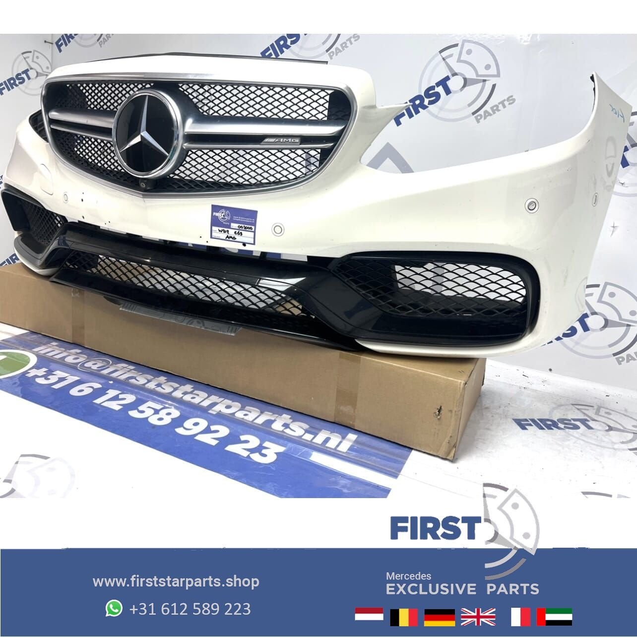 BUMPER W212 E63 FACELIFT AMG A2128852938 Voorbumper COMPLEET, Auto-onderdelen, Gebruikt, -, Voor, Ophalen of Verzenden