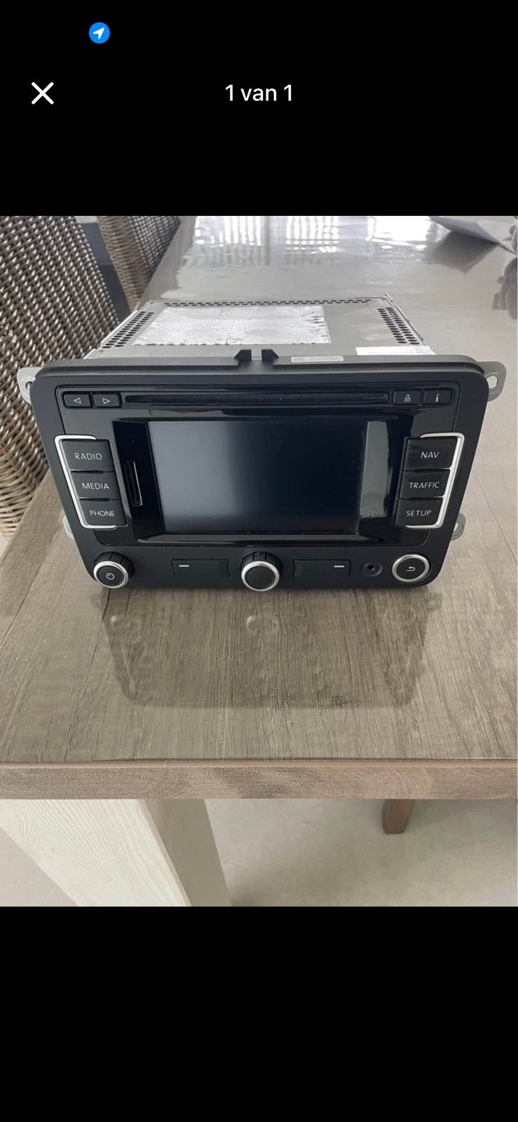 Vw radio orgineel, Ophalen, Zo goed als nieuw