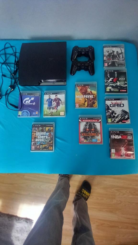 Ps3 with al games and cables, Ophalen of Verzenden