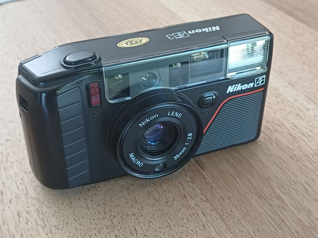 Nikon AF3, Audio, Tv en Foto, Fotocamera's Analoog, Ophalen of Verzenden, Zo goed als nieuw, Compact, Nikon