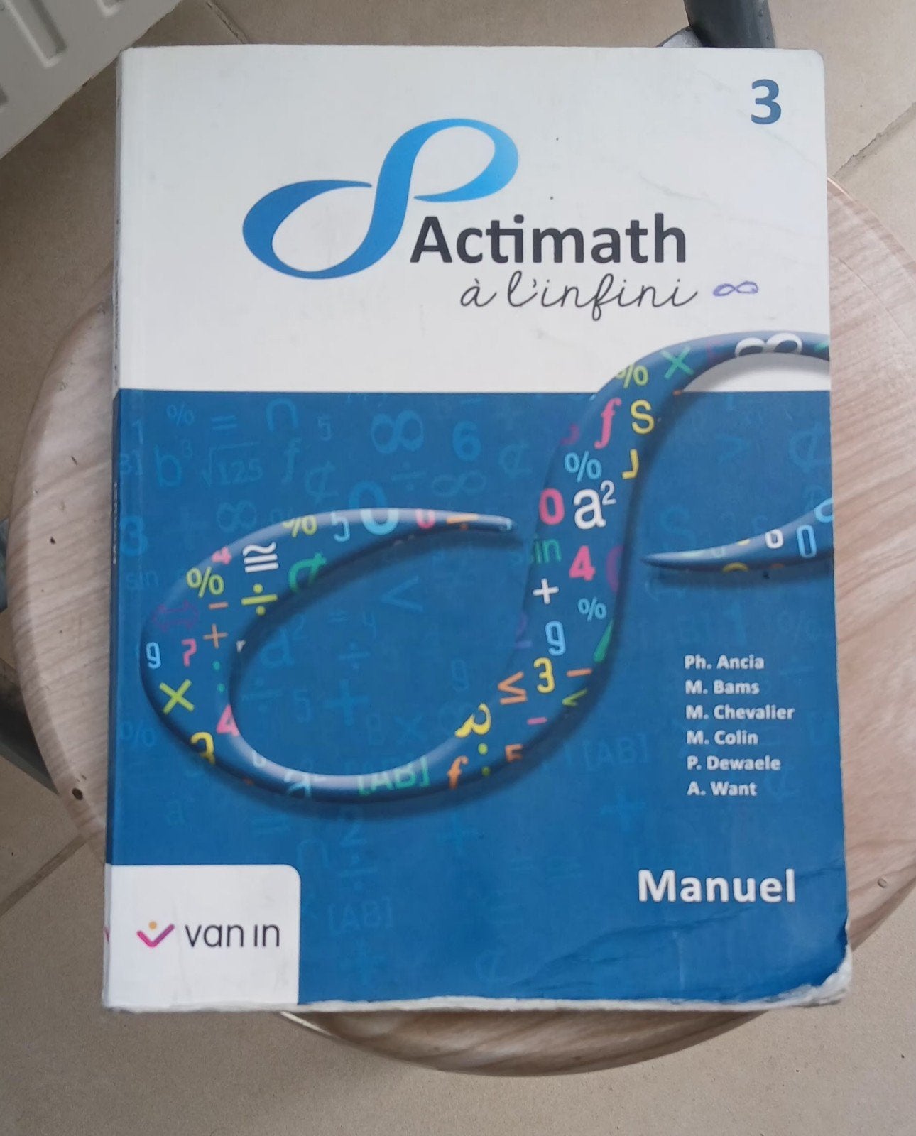 Actimath à l'infini 3 - Manuel Van in, ASO, Wiskunde A, Van in, Ophalen