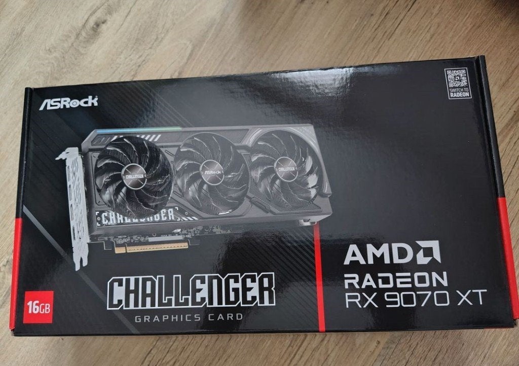 AMD Radeon RX 9070XT ASRock Challenger 16 GB, Computers en Software, Videokaarten, Nieuw, AMD, Overige typen, Overige soorten