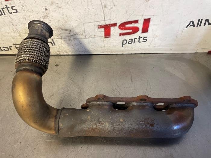 Tubulure d'échappement d'un Audi A6, Autos : Pièces & Accessoires, Systèmes d'échappement, Audi, Utilisé, 3 mois de garantie, Enlèvement ou Envoi