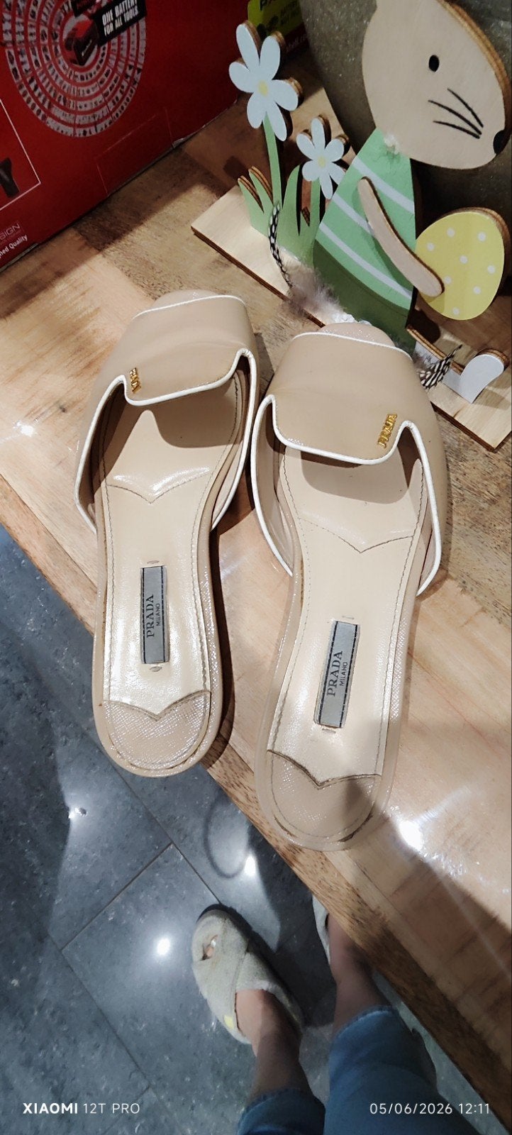 Mules en cuir PRADA, Enlèvement ou Envoi