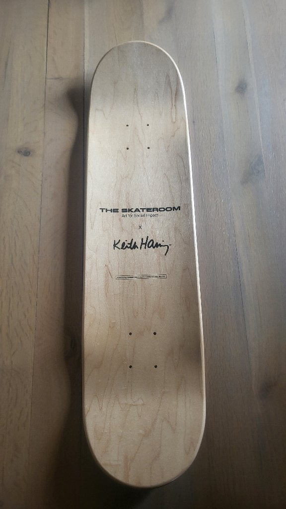 Keith Haring art skatebord, Ophalen of Verzenden, Nieuw, Skateboard