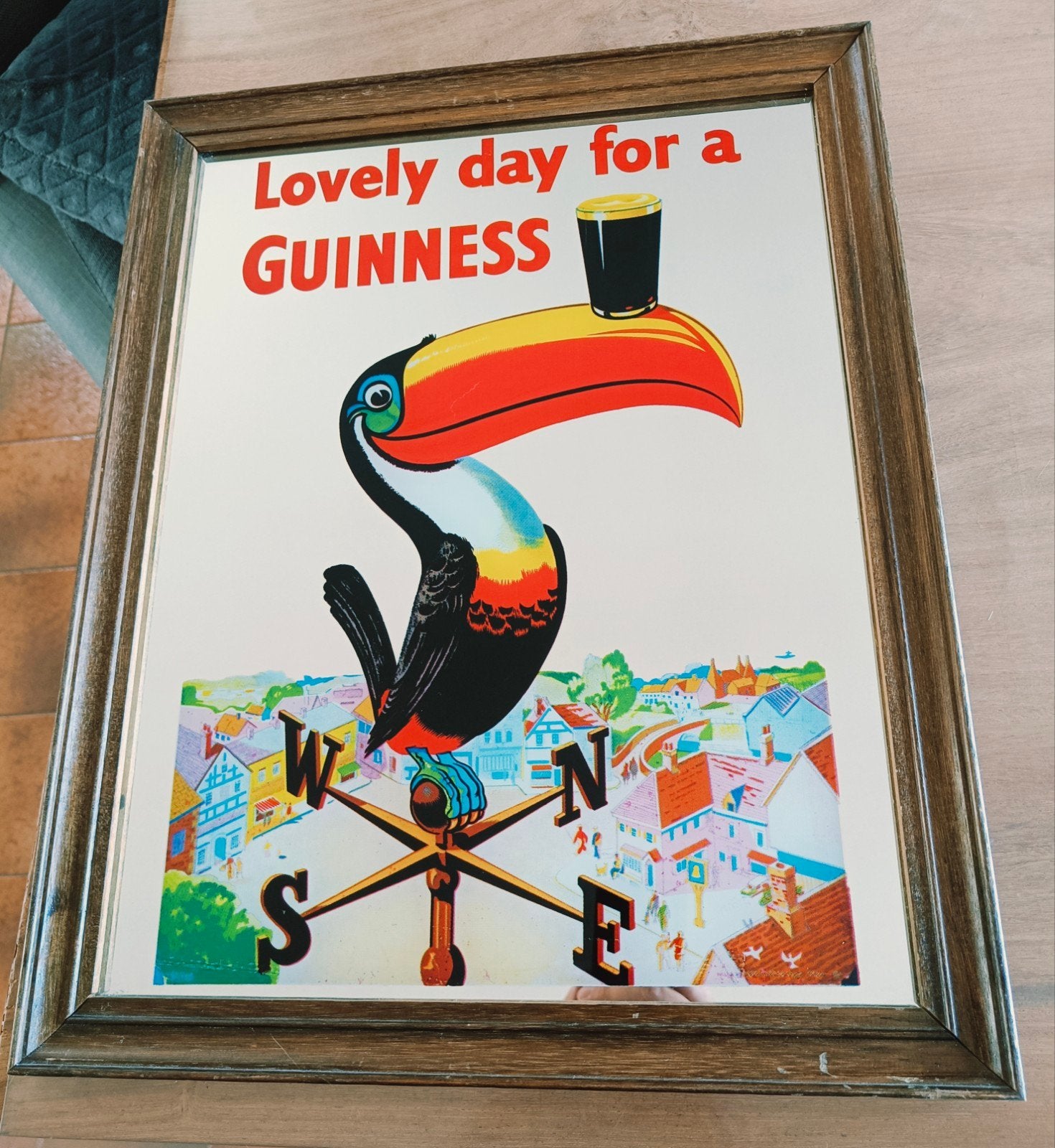 Spiegel Guinness (+/- 50 cm x +/- 40 cm), Enlèvement, Autres marques
