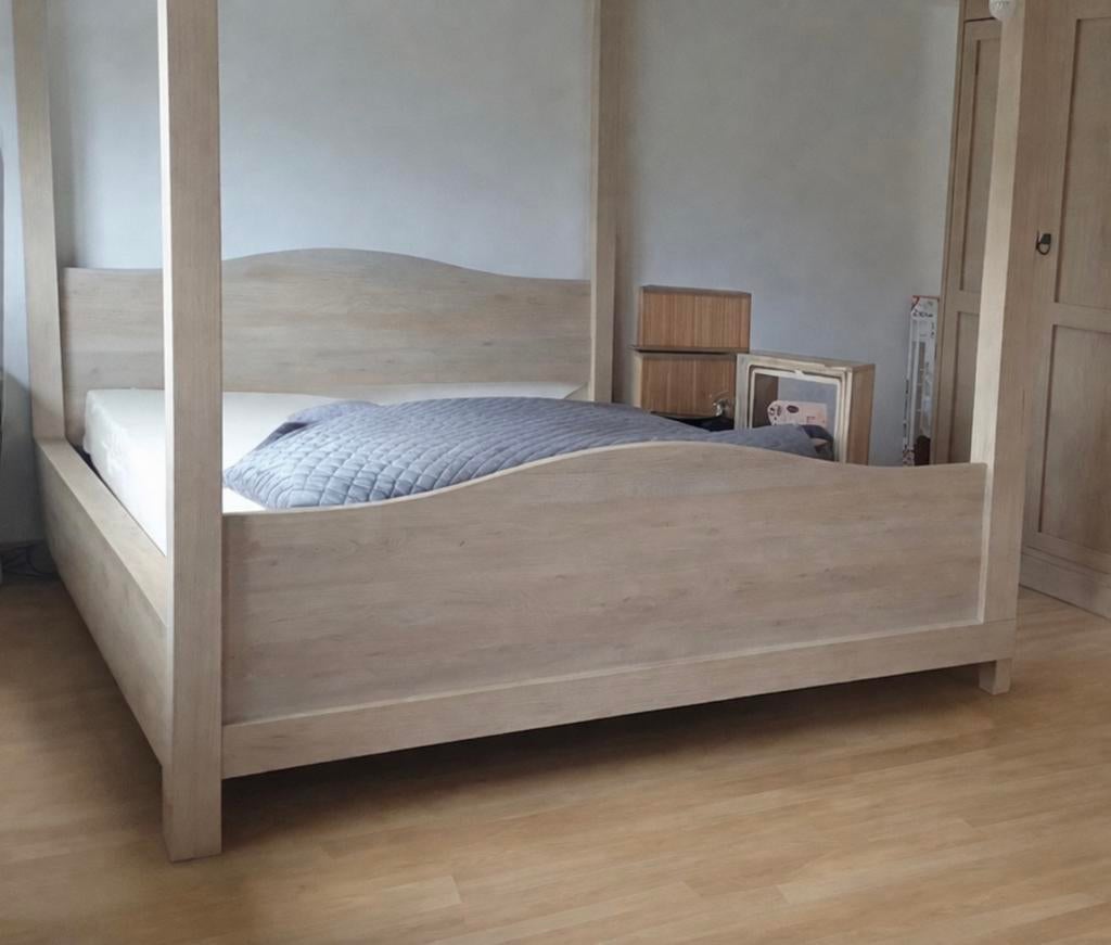 Hemelbed met matras, Huis en Inrichting, Ophalen, Zo goed als nieuw