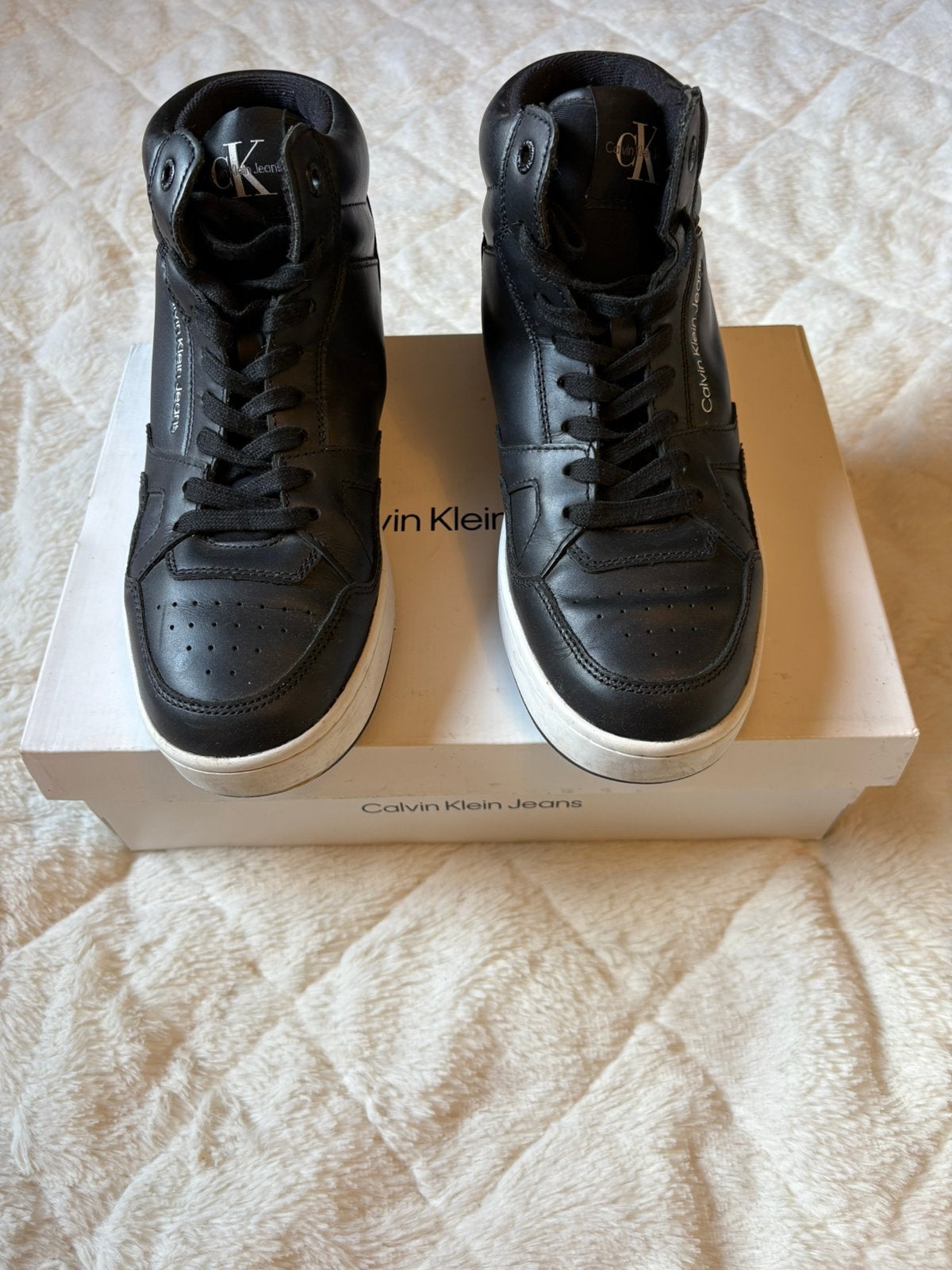 Baskets Calvin Klein, Enlèvement ou Envoi, Comme neuf, Baskets, Noir