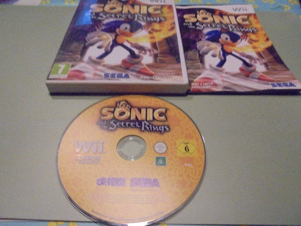 WII Sonic and the Secret Rings (CIB), Consoles de jeu & Jeux vidéo, Enlèvement ou Envoi, À partir de 7 ans, Aventure et Action