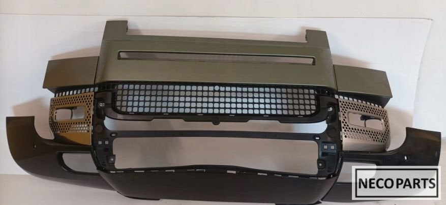 LAND ROVER DEFENDER VOORBUMPER ORIGINEEL ALLES LEVERBAAR!!!, -, Voor, -, Ophalen of Verzenden