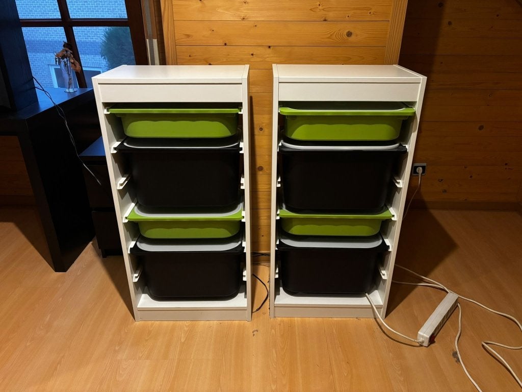2x Opbergsysteem, Ophalen, Zo goed als nieuw