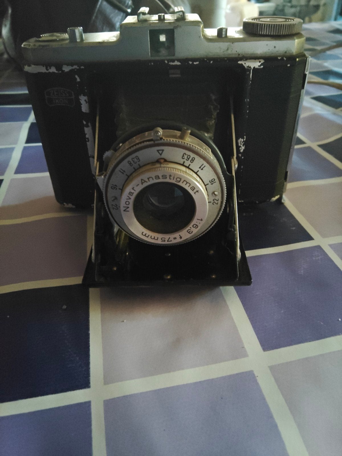 oud fototoestel, Ophalen, Fototoestel