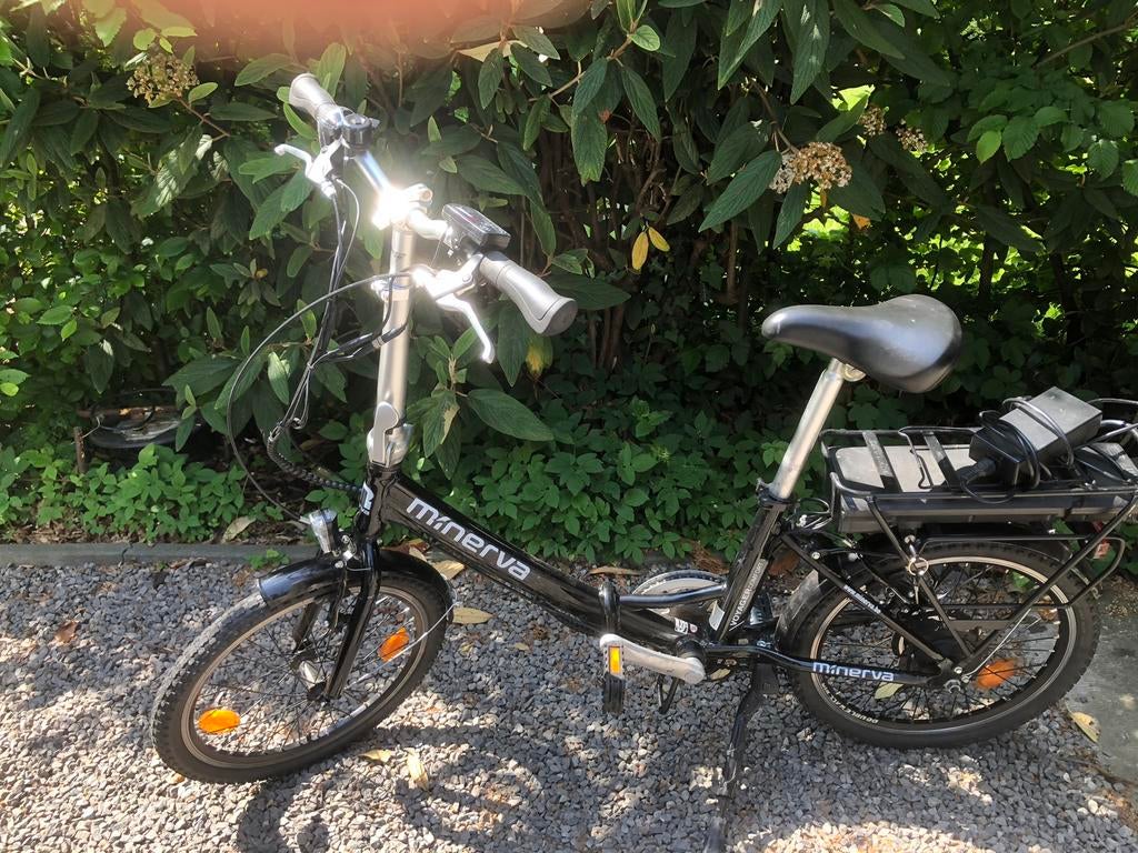 Electrische plooifiets minerva, Ophalen, Zo goed als nieuw
