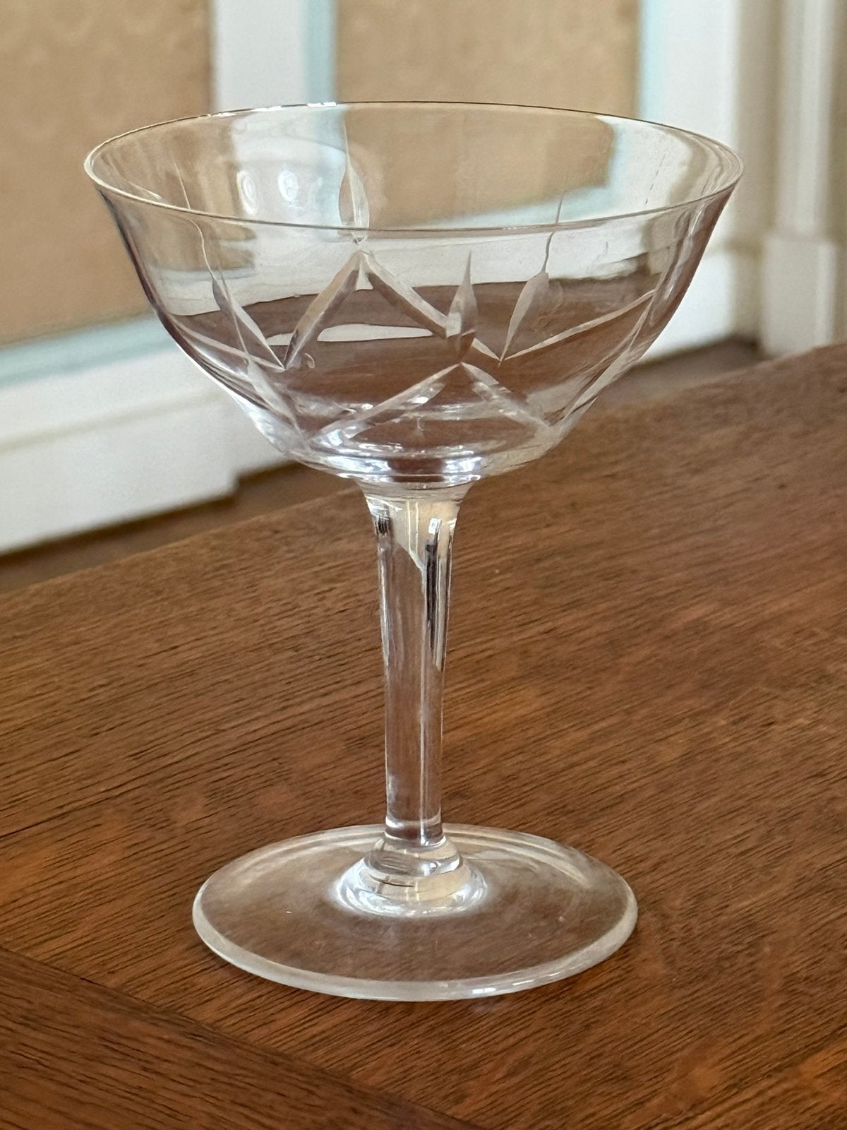 Coupes à champagne en cristal, années 1920, Art Déco, Antiquités & Art, Enlèvement