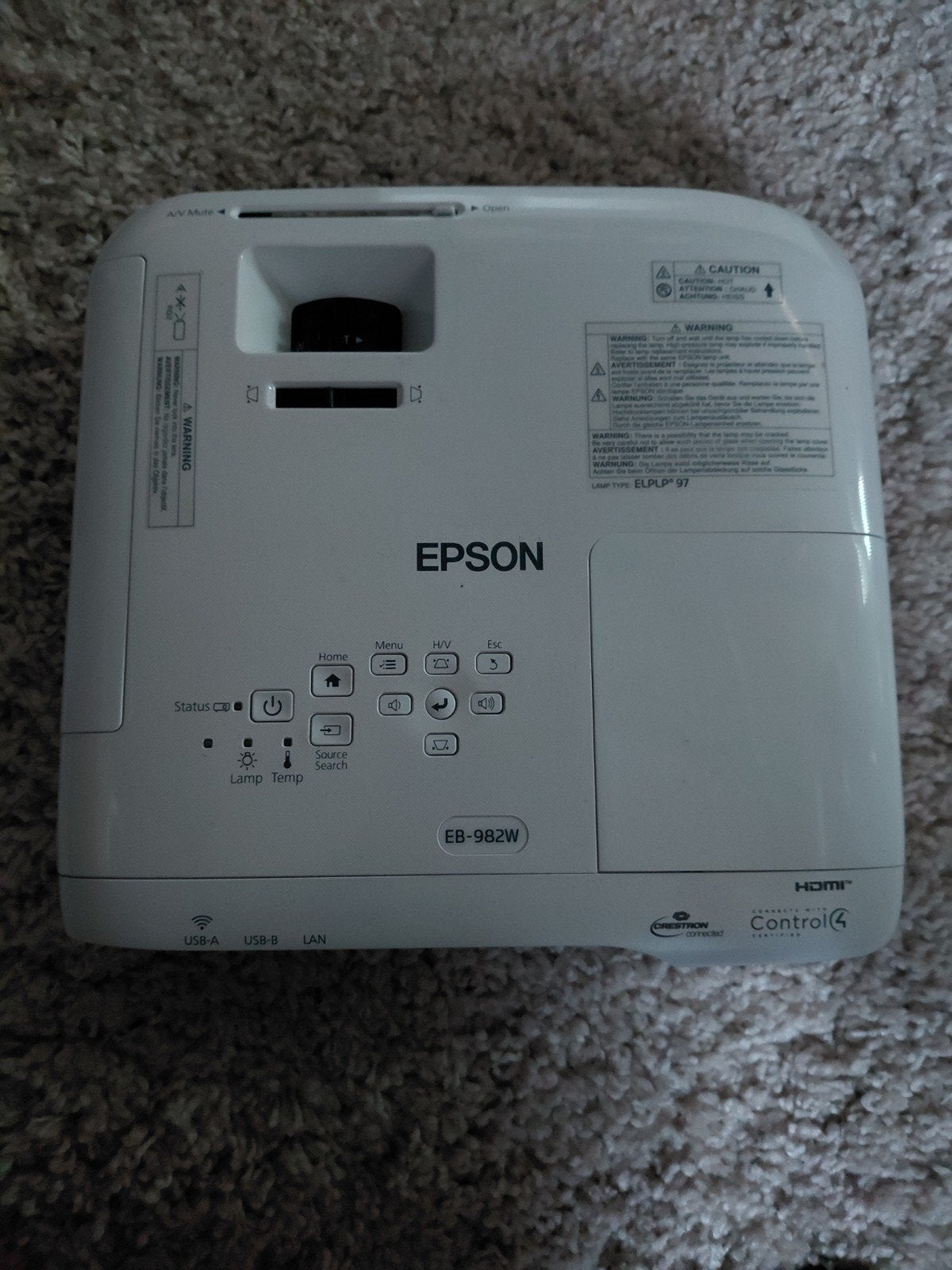 Projecteur video epson, Enlèvement ou Envoi