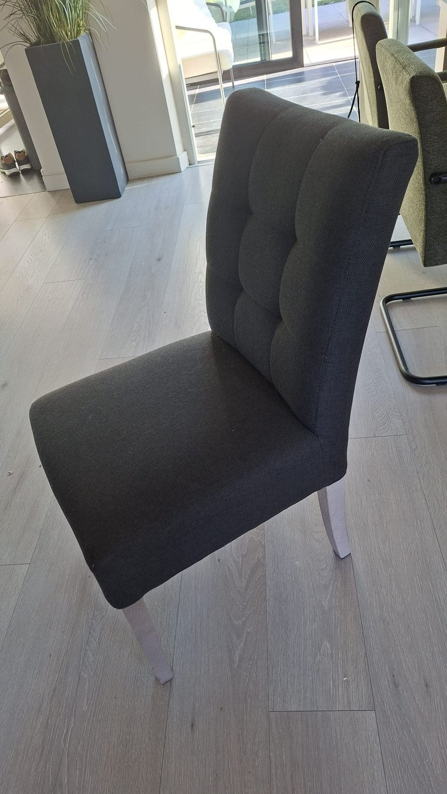 Eetkamer stoelen, Huis en Inrichting, Ophalen, Zo goed als nieuw, Vier, Stof