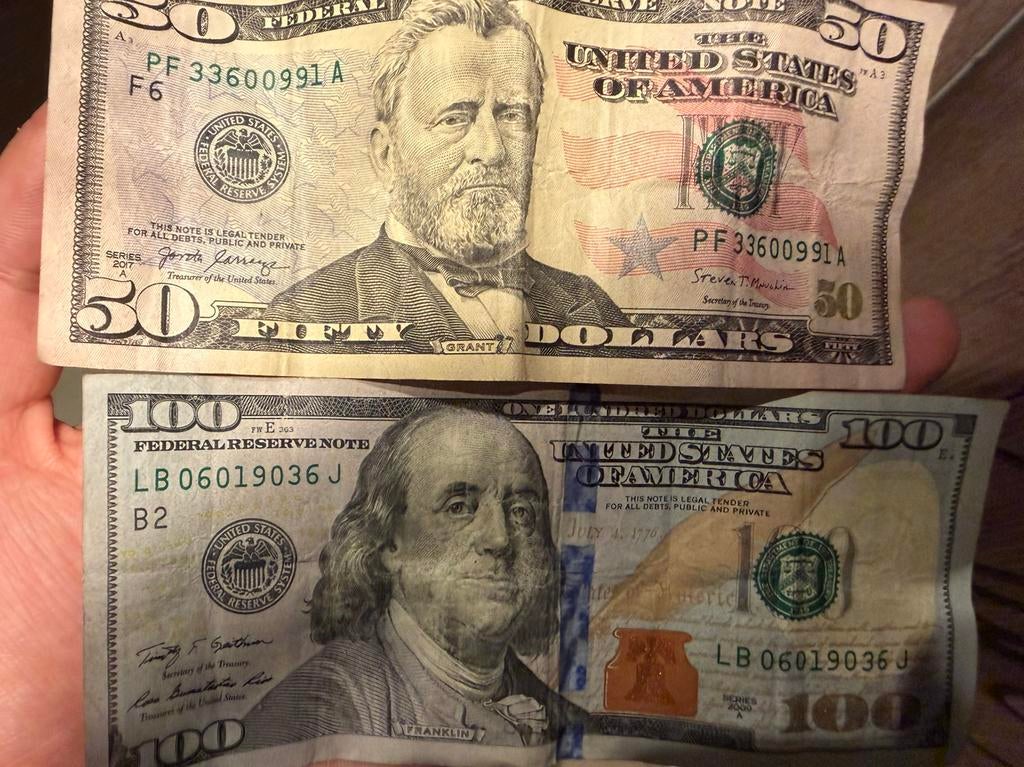150 amerikaanse dollar te koop, Ophalen of Verzenden, Noord-Amerika, Setje