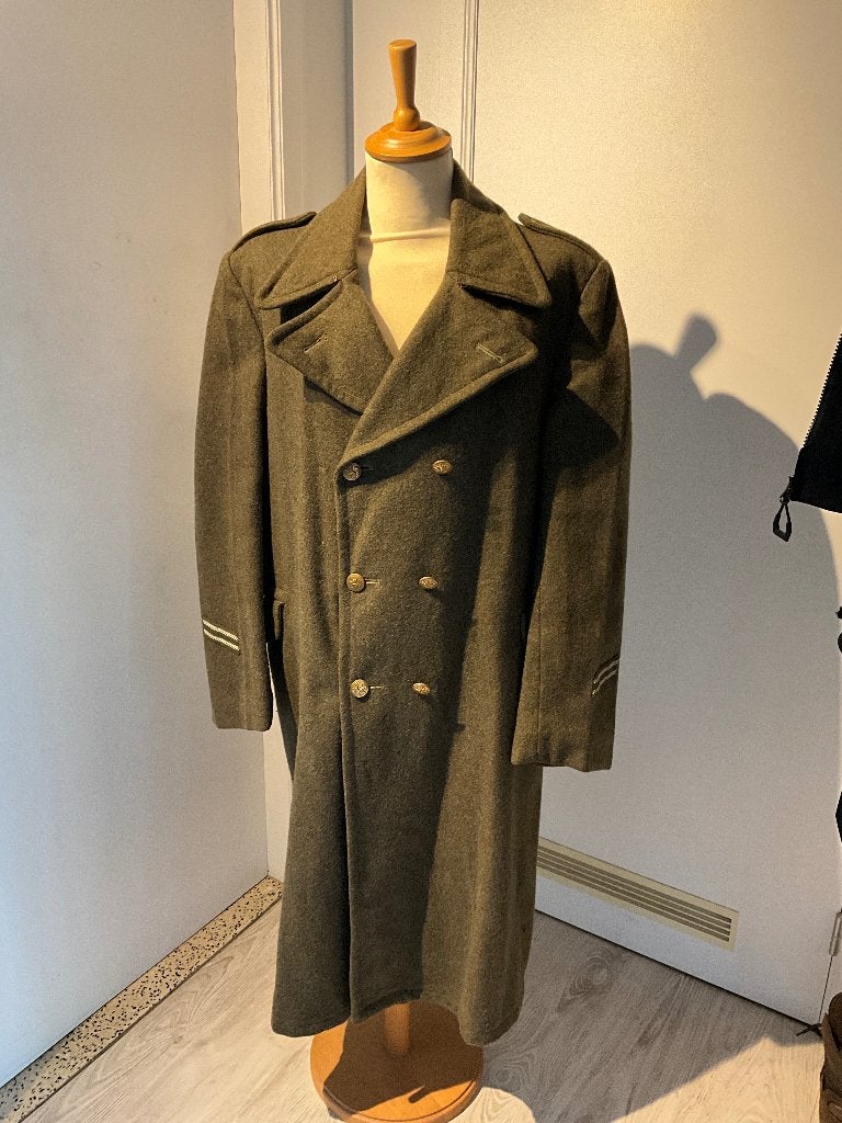 Wollen militaire jas 1957, Verzamelen, Ophalen of Verzenden, Landmacht, Kleding of Schoenen