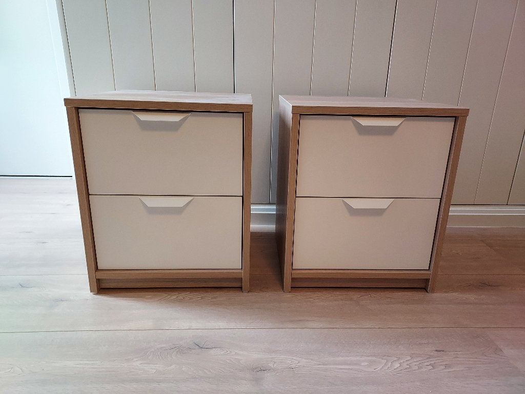 2 Ikea nachtkastjes, Huis en Inrichting, Ophalen, Zo goed als nieuw