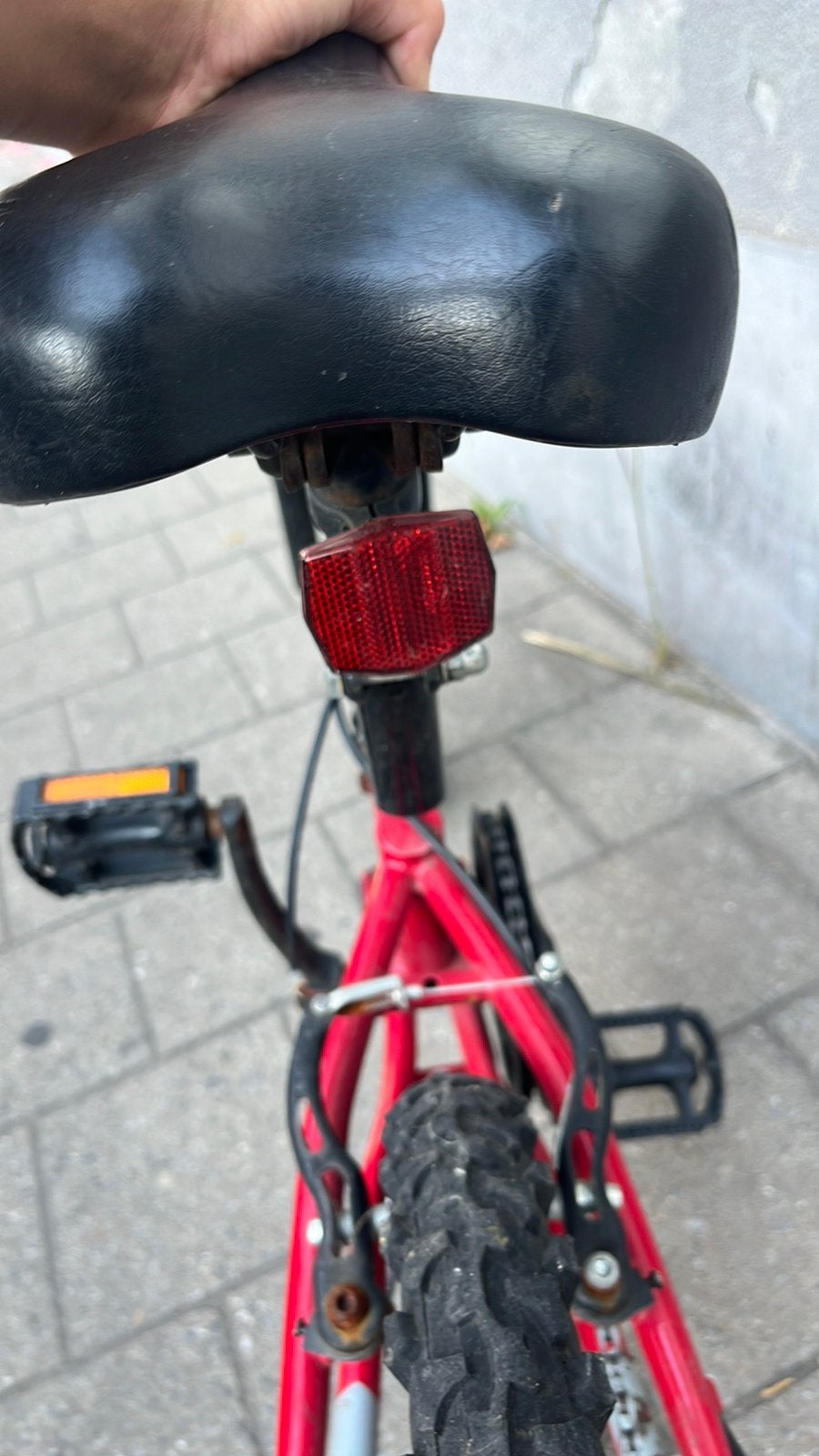 Fiets, Fietsen en Brommers, Gebruikt, Velgrem, 61 tot 65 cm, Ophalen