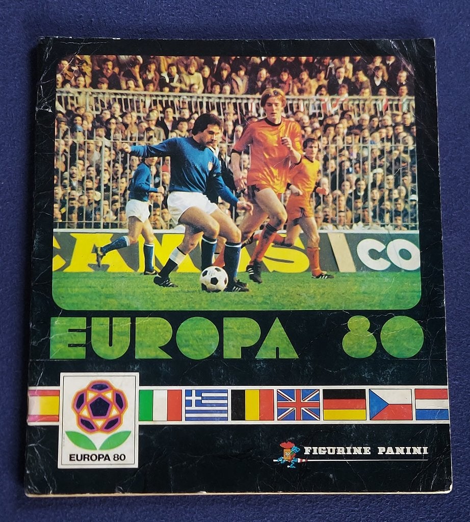 Panini sticker album voetbal ' EK Euro 80 ' (-15st), Hobby en Vrije tijd, Ophalen of Verzenden, Gebruikt, Meerdere stickers