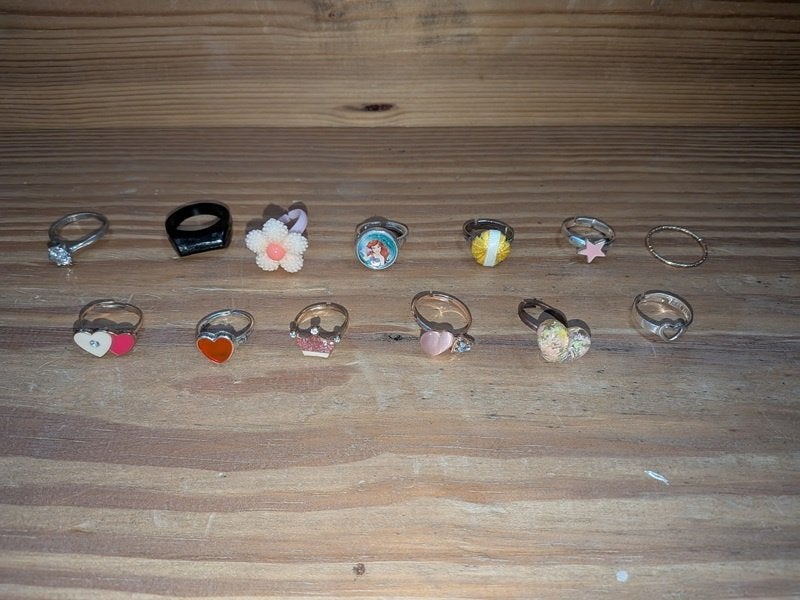accessoires - bagues fille, Handtassen en Accessoires, Kindersieraden, Ophalen, Gebruikt