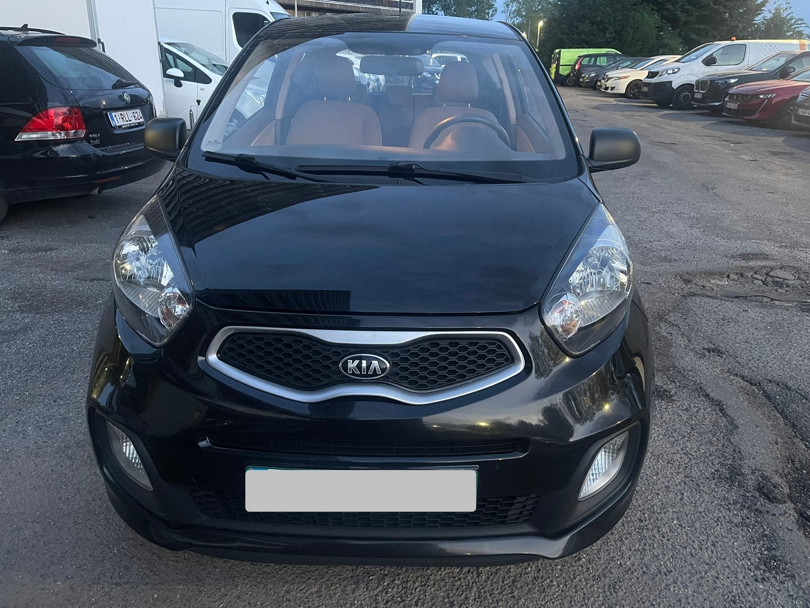 Kia Picanto 1.2 benzine Eerste eigenaar, Auto's, Voorwielaandrijving, Zwart, Bedrijf, Handgeschakeld