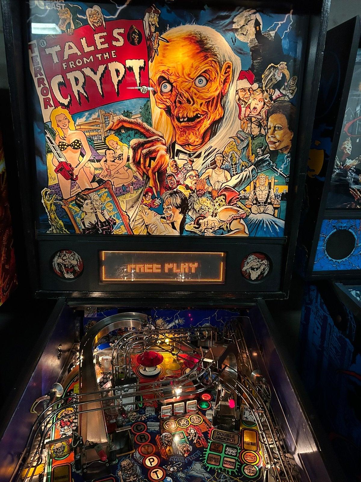 Tales from the crypt tftc flipperkast, Verzamelen, Ophalen, Gebruikt, Flipperkast