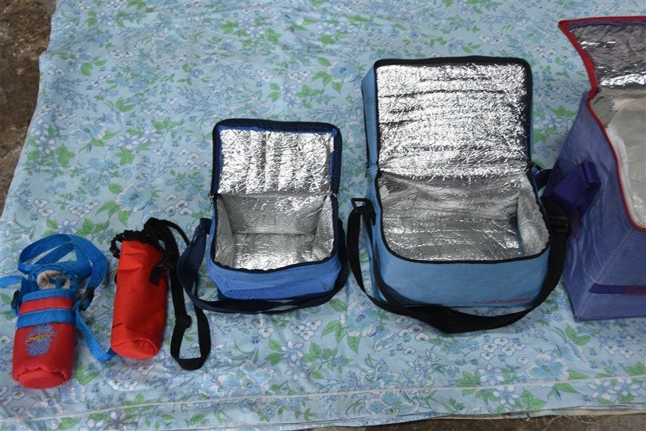 draagbare Frigo Box tassen, Enlèvement, Comme neuf, Sac isotherme, Élément de refroidissement