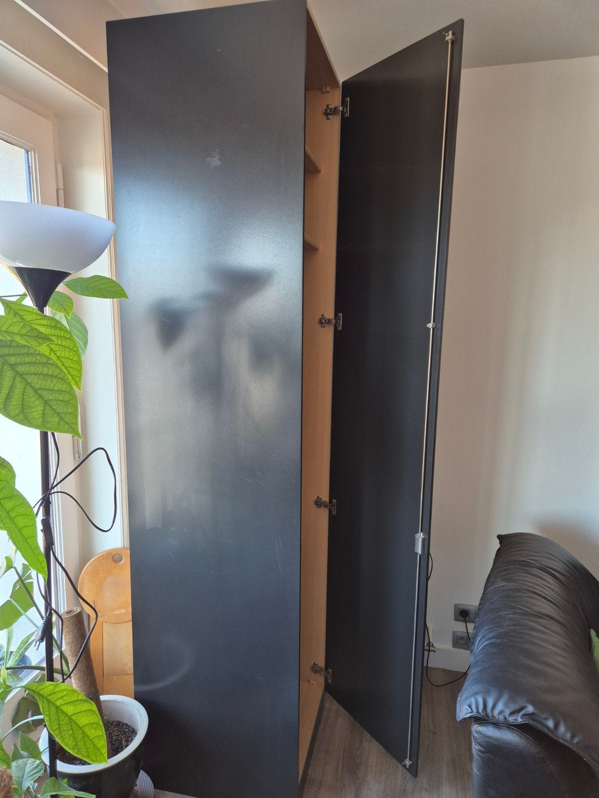 Kast, zwart, H235, B50, D55, Huis en Inrichting, Ophalen