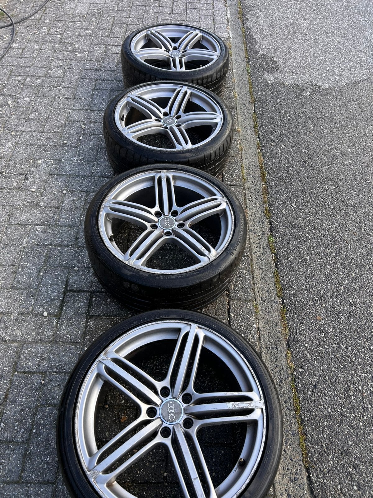 Audi A8 aluminium velgen 19 inch, Ophalen, Gebruikt