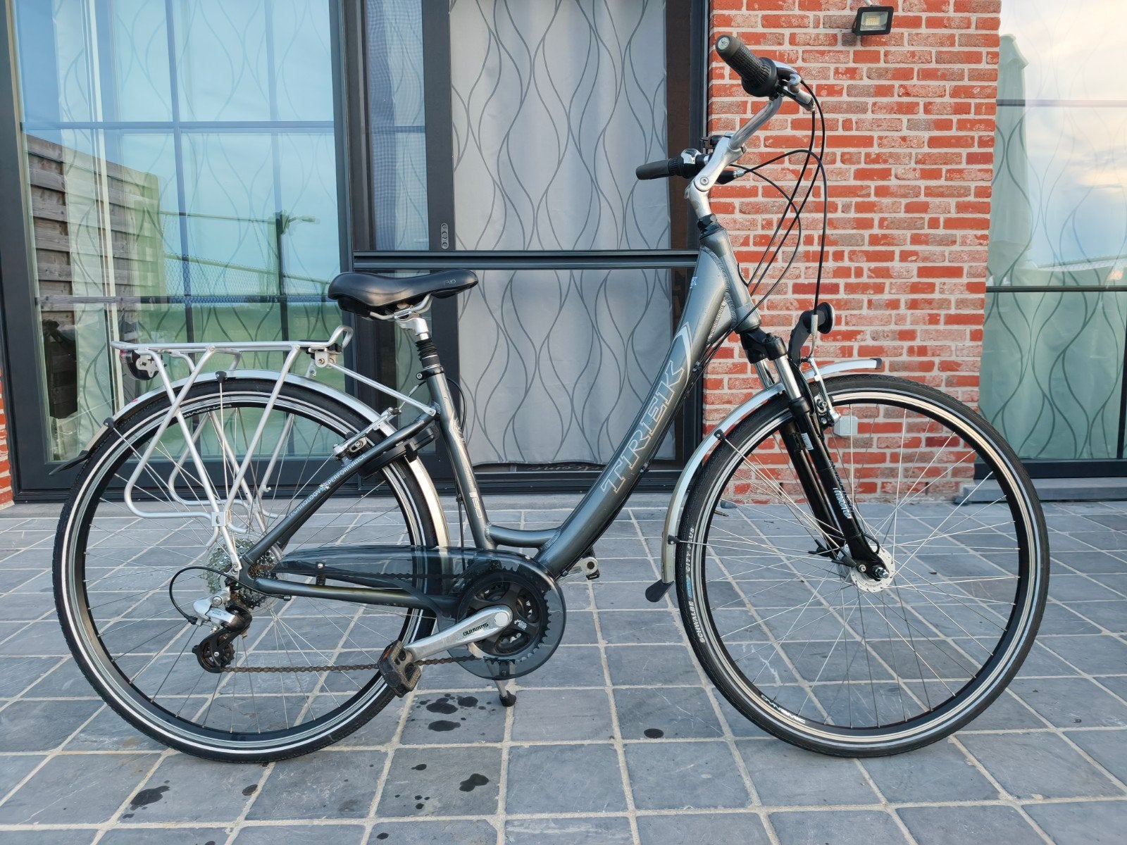 meisjesfiets "Trek T80" in mooie en goede staat., Fietsen en Brommers, Versnellingen, Zo goed als nieuw, Schijfrem, Trek