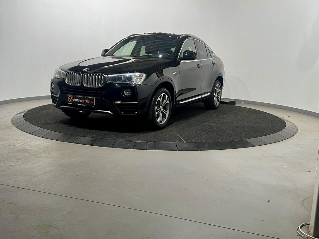 BMW X4 X+Line/Leder/Navi/Panodak, Auto's, BMW, 0 kg, 4 zetels, 1995 cc, Zwart