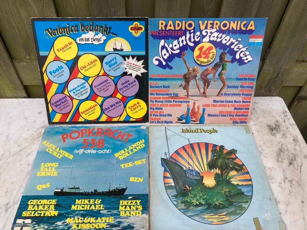 👉VERONICA/5 Lp’s samen/ Piratenhits, Enlèvement ou Envoi, Comme neuf