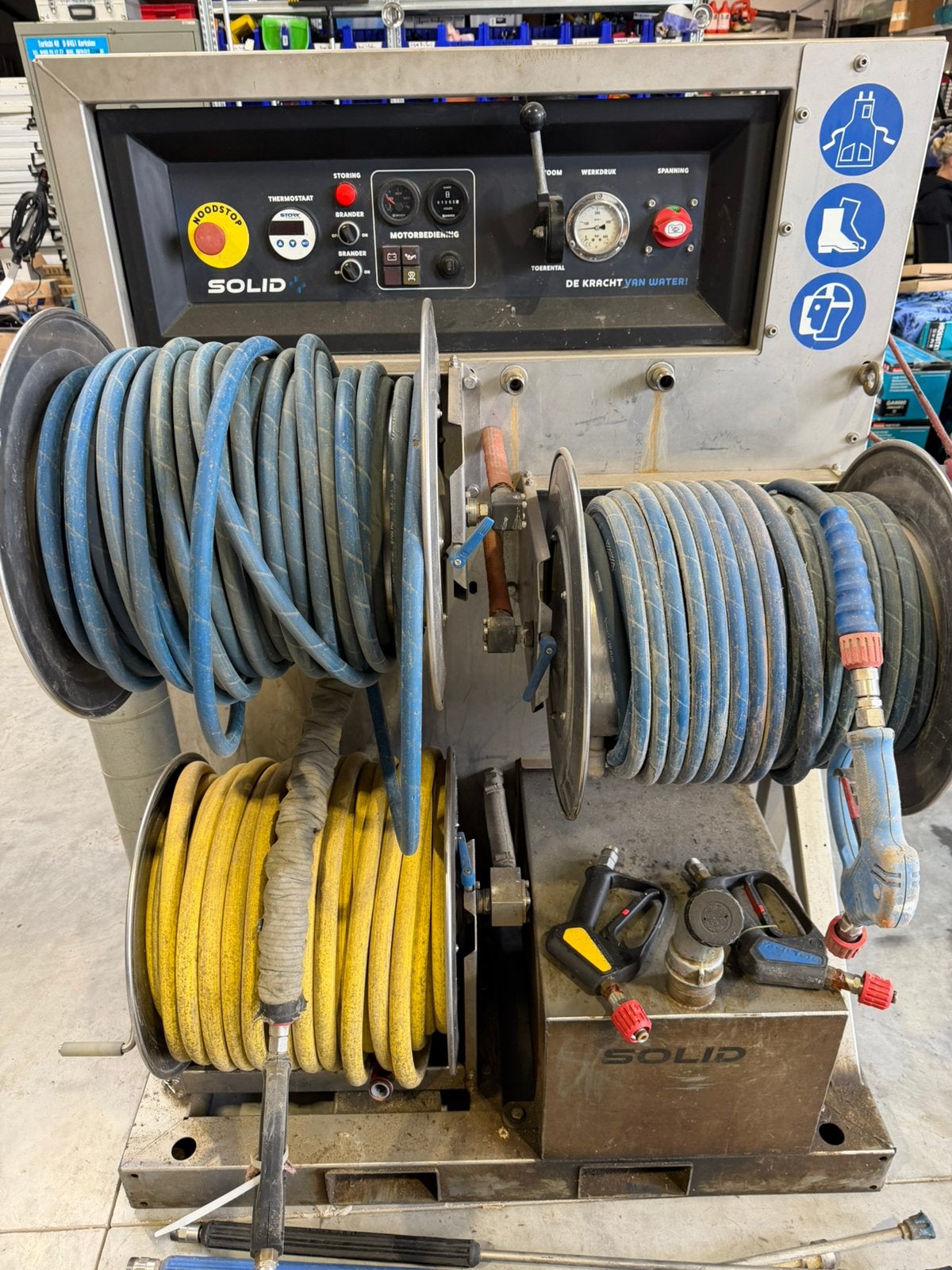 Stoom unit SOLID dubbele bediening 150graden, Enlèvement, Comme neuf