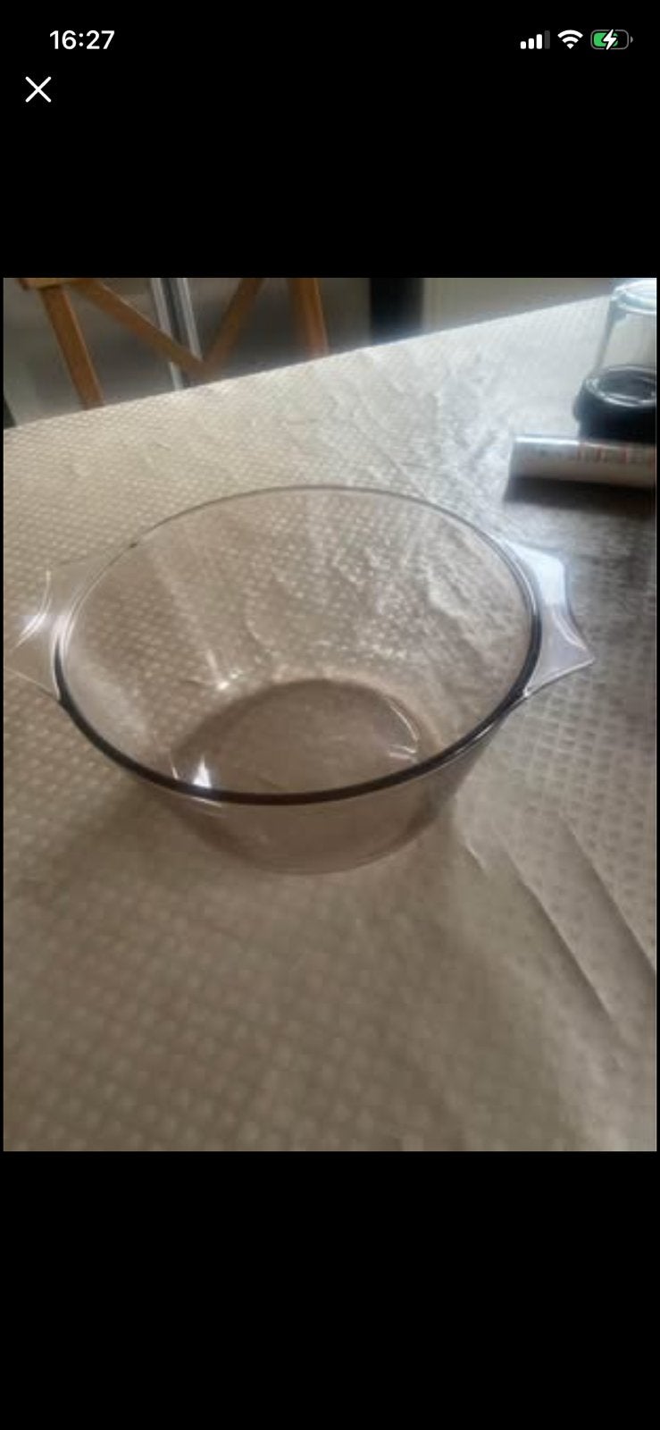 Plat en verre neuf, Enlèvement, Neuf, Verre