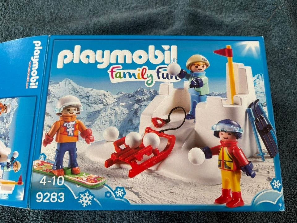 Playmobil Family Fun 9283 - Enfants avec boules de neige, Ophalen, Zo goed als nieuw